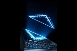 Artistic rendering of the researchers’ photonic topological insulator. Artistic rendering of the researchers’ photonic topological insulator.
