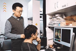 Lingjie Kong (left), associate professor at Tsinghua University’s Precision Instrument Department. Lingjie Kong (left), associate professor at Tsinghua University’s Precision Instrument Department.