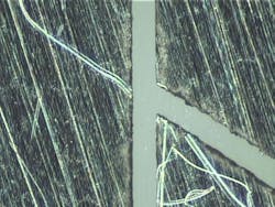 FIGURE 4. Laser cut detonator material. FIGURE 4. Laser cut detonator material.