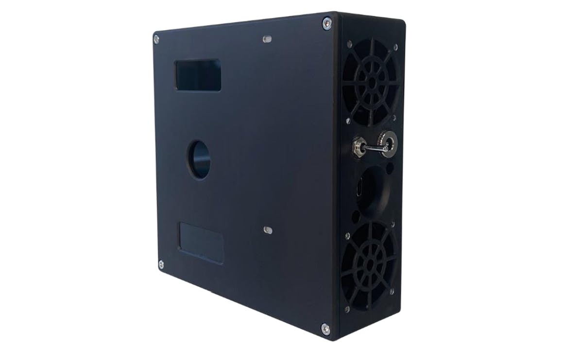 FIGURE 1. 3D SWIR Camera developed by Jabil using ams OSRAM&rsquo;s 1130 nm laser source.