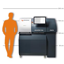 3D-Micromac AG's microPREP PRO FEMTO laser micromachining system. 3D-Micromac AG's microPREP PRO FEMTO laser micromachining system.