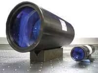 FIGURE 2. Each axis of a two-axis rotational stage includes a right-circular hinge and a tangential flexure hinge. The rotational motion in each axis is 5 mrad at a 4‑nrad resolution. FIGURE 2. Each axis of a two-axis rotational stage includes a right-circular hinge and a tangential flexure hinge. The rotational motion in each axis is 5 mrad at a 4‑nrad resolution.