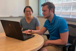 Shan-Wen Tsai (left) and Troy Losey. Shan-Wen Tsai (left) and Troy Losey.