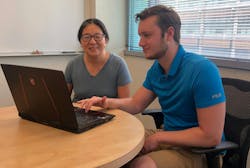 Shan-Wen Tsai (left) and Troy Losey. Shan-Wen Tsai (left) and Troy Losey.