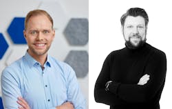Jonas Heidrich, product line manager at Menhir Photonics (left), and Maik Frede, cofounder and CEO of neoLASE (right). Jonas Heidrich, product line manager at Menhir Photonics (left), and Maik Frede, cofounder and CEO of neoLASE (right).