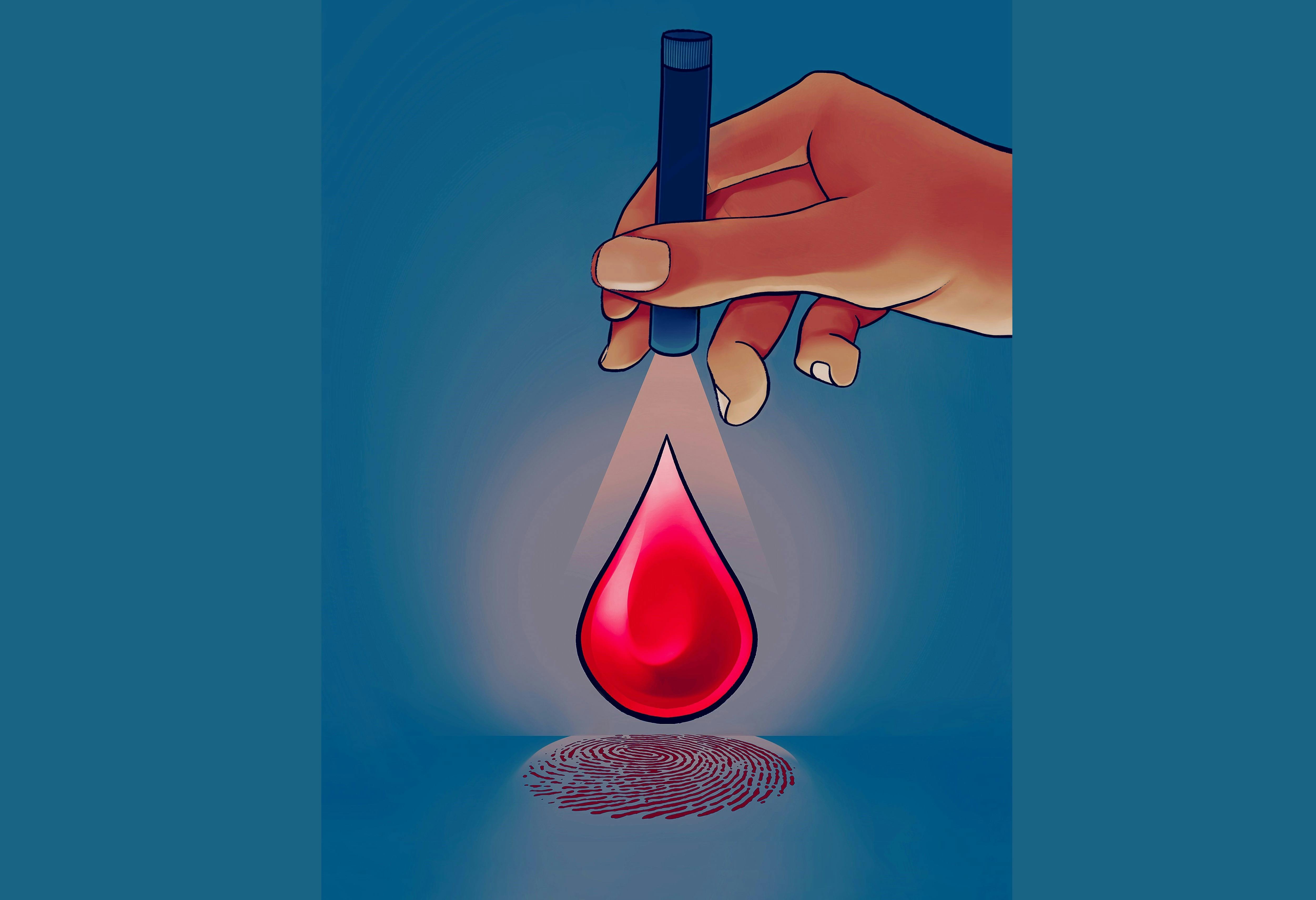 The new minimally invasive screening approach needs just a single drop of blood to detect health conditions.