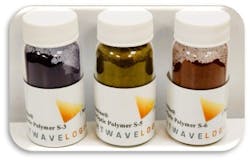 Three various types of organic chromophore-based polymers that are available commercially. Three various types of organic chromophore-based polymers that are available commercially.