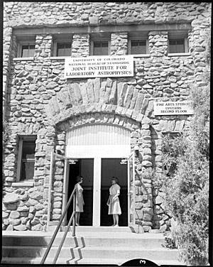 The State Armory Building in Boulder, Colorado was the first home of JILA, which is celebrating its 50th anniversary this year.