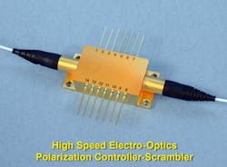 High-Speed Electro-optics Polarization Controller-Scrambler High-Speed Electro-optics Polarization Controller-Scrambler