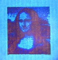 Researchers from DTU Nanotech and DTU Fotonik have succeeded in printing a microscopic Mona Lisa. She is 50 microns long or about 10,000 times smaller than the real Mona Lisa in the Louvre in Paris.