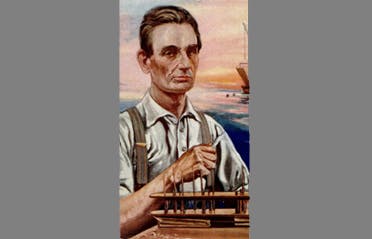 Image of Abraham Lincoln: Popular Mechanics, March 1924.