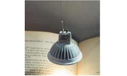 This light bulb is powered and held in place by two strands of carbon nanotube fibers that look and feel like textile thread. The nanotube fibers conduct heat and electricity as well as metal wires but are stronger and more flexible. This light bulb is powered and held in place by two strands of carbon nanotube fibers that look and feel like textile thread. The nanotube fibers conduct heat and electricity as well as metal wires but are stronger and more flexible.