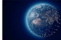 Rivada's Outernet: an independent, fully meshed network via laser links. Rivada's Outernet: an independent, fully meshed network via laser links.