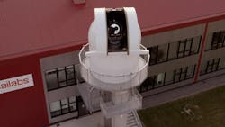 Cailabs’ TILBA-Optical ground station. Cailabs’ TILBA-Optical ground station.