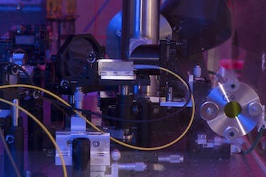 The RAMBO magnetic pulse generator allows scientists to test materials in high magnetic fields with optical access to its center for ultrafast laser spectroscopy.