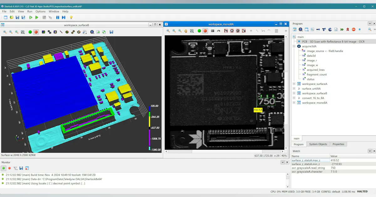 Laser Software Ui Software tools suite for laser profilers measures object thickness ...