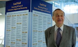 Emil Wolf celebrated 50 years as a Rochester faculty member in 2009. Emil Wolf celebrated 50 years as a Rochester faculty member in 2009.