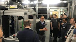 Attendees observe a hands-on demonstration of Civan Lasers’ OPA6 dynamic beam laser, showcasing real-time beam shaping capabilities for industrial applications. Attendees observe a hands-on demonstration of Civan Lasers’ OPA6 dynamic beam laser, showcasing real-time beam shaping capabilities for industrial applications.