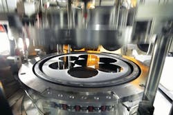 Gallium nitride (GaN) growth chamber. Gallium nitride (GaN) growth chamber.