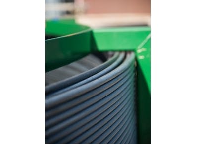 Ziebel's Z-Rod distributed sensor consists of a 15-mm-diameter flexible carbon-fiber composite rod containing embedded fiber-optic sensing lines.