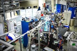 A shot of the team’s lab setup. A shot of the team’s lab setup.