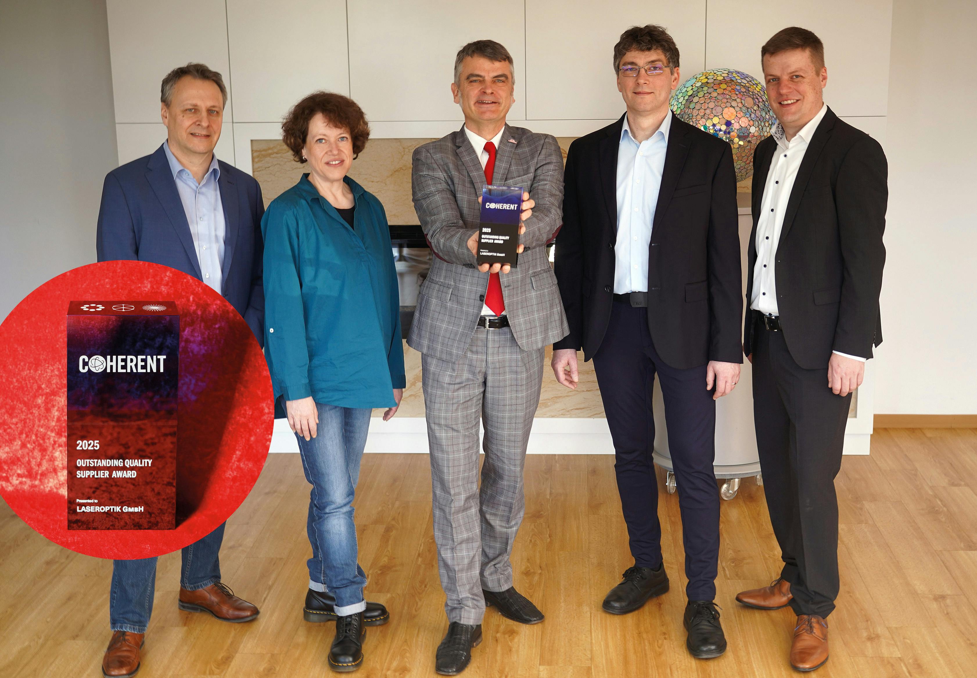 LASEROPTIK Coherent Supplier Award 2025