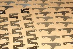 FIGURE 3. The system can cut complex stainless steel parts with high precision. FIGURE 3. The system can cut complex stainless steel parts with high precision.