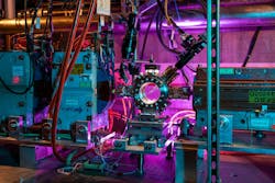 Scintillating YAG beam diagnostic enabling the single-shot nondestructive measurement of the beam energy spectrum presented in the paper. Credit: Jacqueline Ramseyer Orrell/SLAC National Accelerator Laboratory Scintillating YAG beam diagnostic enabling the single-shot nondestructive measurement of the beam energy spectrum presented in the paper. Credit: Jacqueline Ramseyer Orrell/SLAC National Accelerator Laboratory