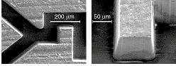 FIGURE 5. Microreactor structures are processed in PTFE. FIGURE 5. Microreactor structures are processed in PTFE.