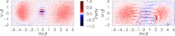 Wigner functions of two hot cat states with different symmetry were created during the group’s experiment, and the interference fringes show it’s a quantum superposition. Wigner functions of two hot cat states with different symmetry were created during the group’s experiment, and the interference fringes show it’s a quantum superposition.