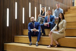 Quantum Dice cofounders (left to right): Ramy Shelbaya, Wenmiao Yu, Marko von der Leyen, George Dunlop, and Zhanet Zaharieva. Quantum Dice cofounders (left to right): Ramy Shelbaya, Wenmiao Yu, Marko von der Leyen, George Dunlop, and Zhanet Zaharieva.