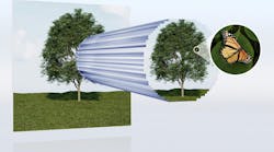 FIGURE 1. Ultrahigh-resolution TALOF-based nanowaveguide design improves imaging technology. FIGURE 1. Ultrahigh-resolution TALOF-based nanowaveguide design improves imaging technology.