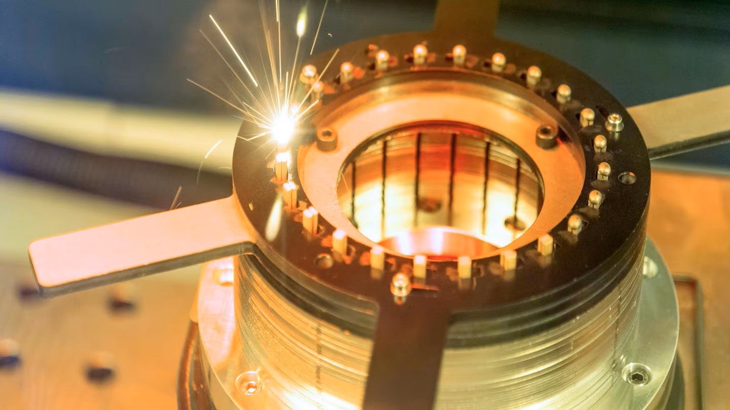 FIGURE 1. Hairpin welding for electric motors.