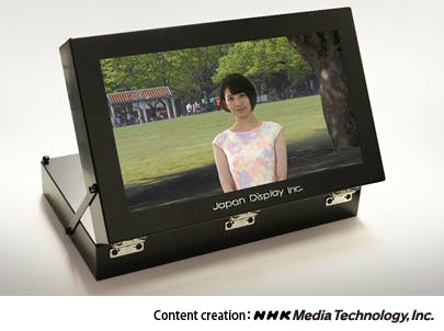 JDI and NHK-MT create 17-in. light-field display that allows 3D video without glasses.