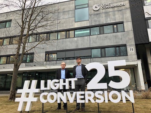 Algirdas Juozapavi&ccaron;ius (left) and Martynas Barkauskas (right).