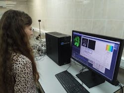 Researchers have developed a macro-FLIM system that can analyze samples with areas up to 4 cm2. The new approach might one day find use in the clinic as a sensitive and precise method for identifying the edges of tumors during surgery. Researchers have developed a macro-FLIM system that can analyze samples with areas up to 4 cm2. The new approach might one day find use in the clinic as a sensitive and precise method for identifying the edges of tumors during surgery.