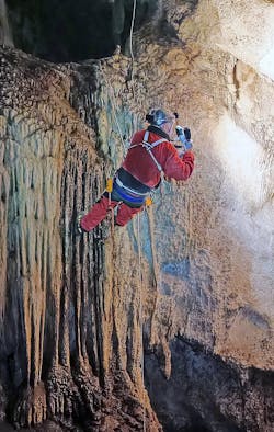 Smartphone LiDAR scanning in La Pileta. Credit: S. Tellez, Sociedad Espeleológica Marbellí; doi:10.1016/j.jas.2025.106330 Smartphone LiDAR scanning in La Pileta. Credit: S. Tellez, Sociedad Espeleológica Marbellí; doi:10.1016/j.jas.2025.106330