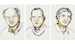 (L-R) John Clarke, Michael H. Devoret, and John M. Martinis. Credit: Niklas Elmehed/Nobel Prize Outreach (L-R) John Clarke, Michael H. Devoret, and John M. Martinis. Credit: Niklas Elmehed/Nobel Prize Outreach