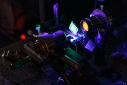 The team’s setup for time-resolved photoluminescence measurements. Credit: École Polytechnique/Jérémy Barande The team’s setup for time-resolved photoluminescence measurements. Credit: École Polytechnique/Jérémy Barande