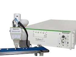Demo of a Menlo Systems TeraSmart system with terahertz reflection head measuring tablet thickness in real time. Demo of a Menlo Systems TeraSmart system with terahertz reflection head measuring tablet thickness in real time.