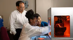 The team at the University of Houston, including (left to right) Professor Zhifeng Ren, Ange Benise Niyikiza, a Ph.D. candidate, and Senior Research Scientist Dr. Ying Peng, is studying the thermal conductivity of boron arsenide inside a frequency-domain thermoreflectance system. Credit: University of Houston