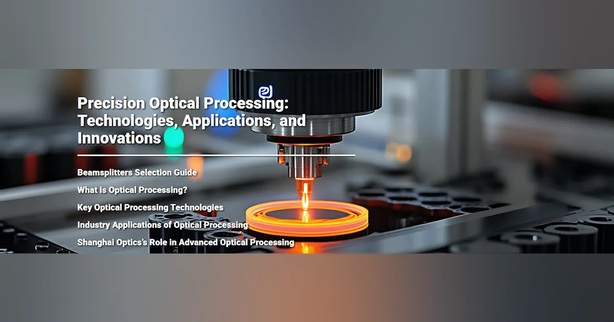 Precision Model Processing Precision Optical Processing: Technologies, Applications, and ...