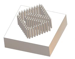 FIGURE 2. CAD model of a sample array. FIGURE 2. CAD model of a sample array.