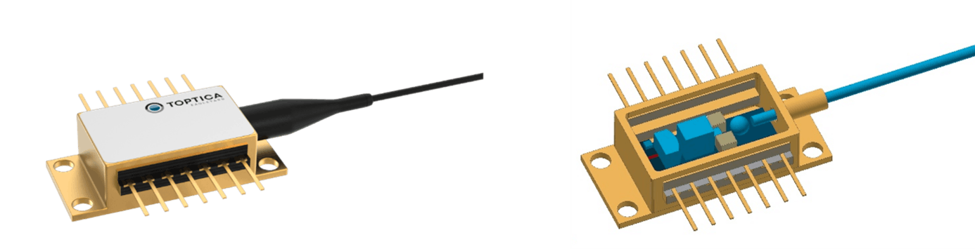 Image 1: fiber-coupled miniECL with internal view