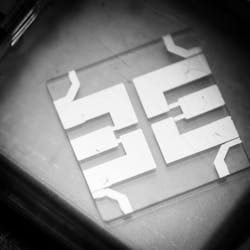 Sample organic infrared photodiode. Credit: Mikael Nyberg Sample organic infrared photodiode. Credit: Mikael Nyberg