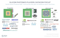 Silicon photonics players in datacom. Silicon photonics players in datacom.