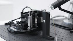 PI's PINovAlign integrated photonics probe and test engine. PI's PINovAlign integrated photonics probe and test engine.