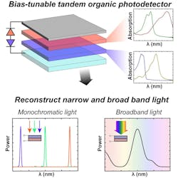 Depiction of the tandem organic photodetector. Depiction of the tandem organic photodetector.