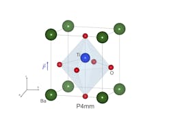 BaTiO3 structure. BaTiO3 structure.