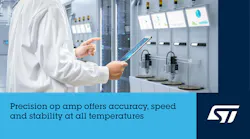 STMicroelectronics’ precision op amp brings accuracy, speed, and stability